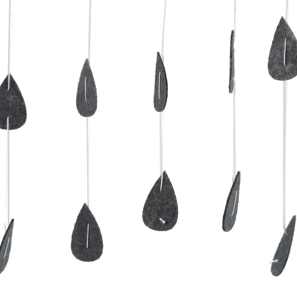 Подвеска для детской кроватки тканевый держатель в виде облака капли дождя