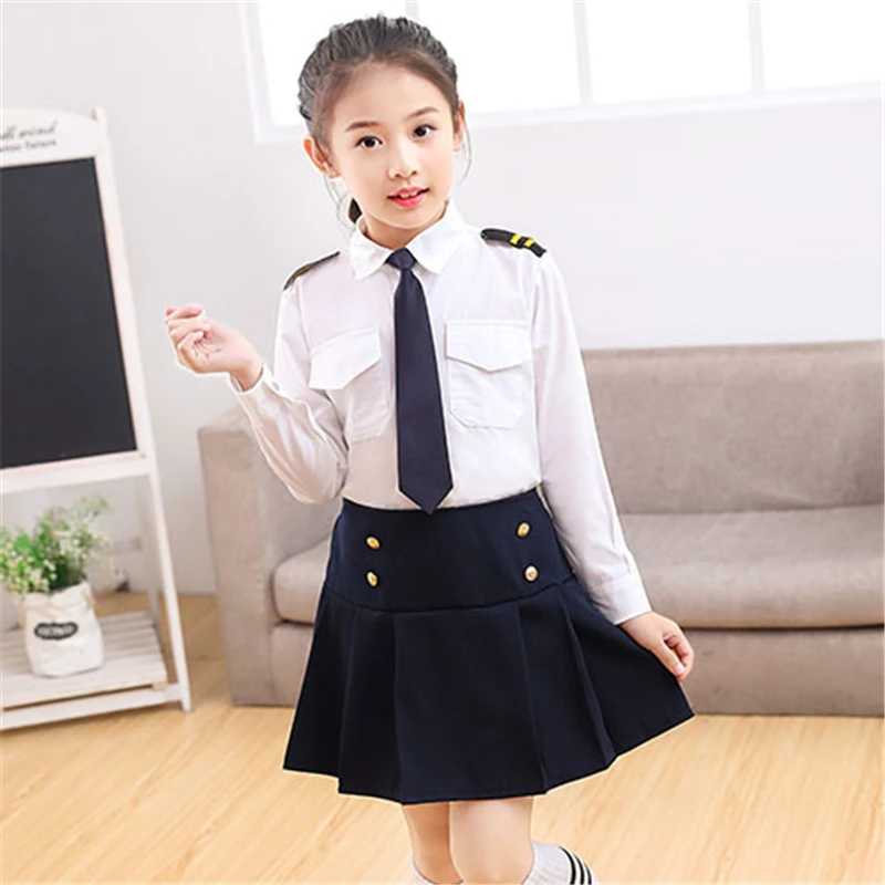 Color 5 Suit Детская Сейлор Мун японская школьная форма стиль Kawaii для девочек и мальчиков корейский стиль военный карнавальный костюм Хэллоуина для детей - Цвет: Color 5 Suit