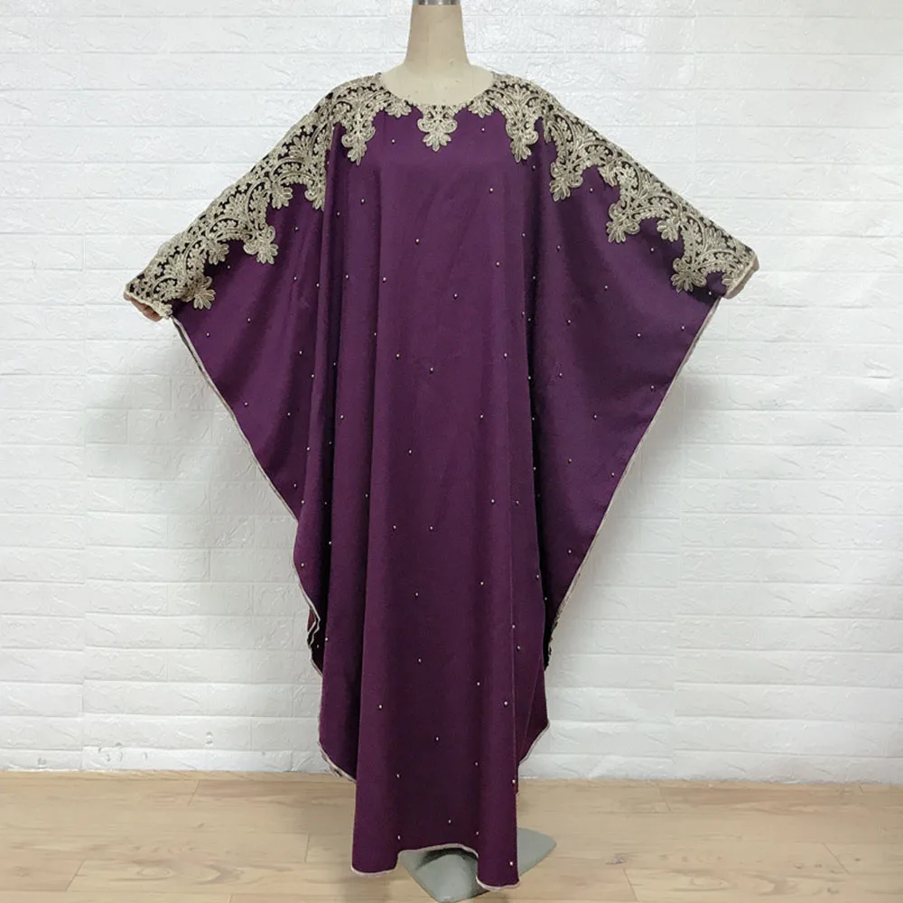 Мусульманское Дубай вышивка бисером вечерние платья для женщин модные