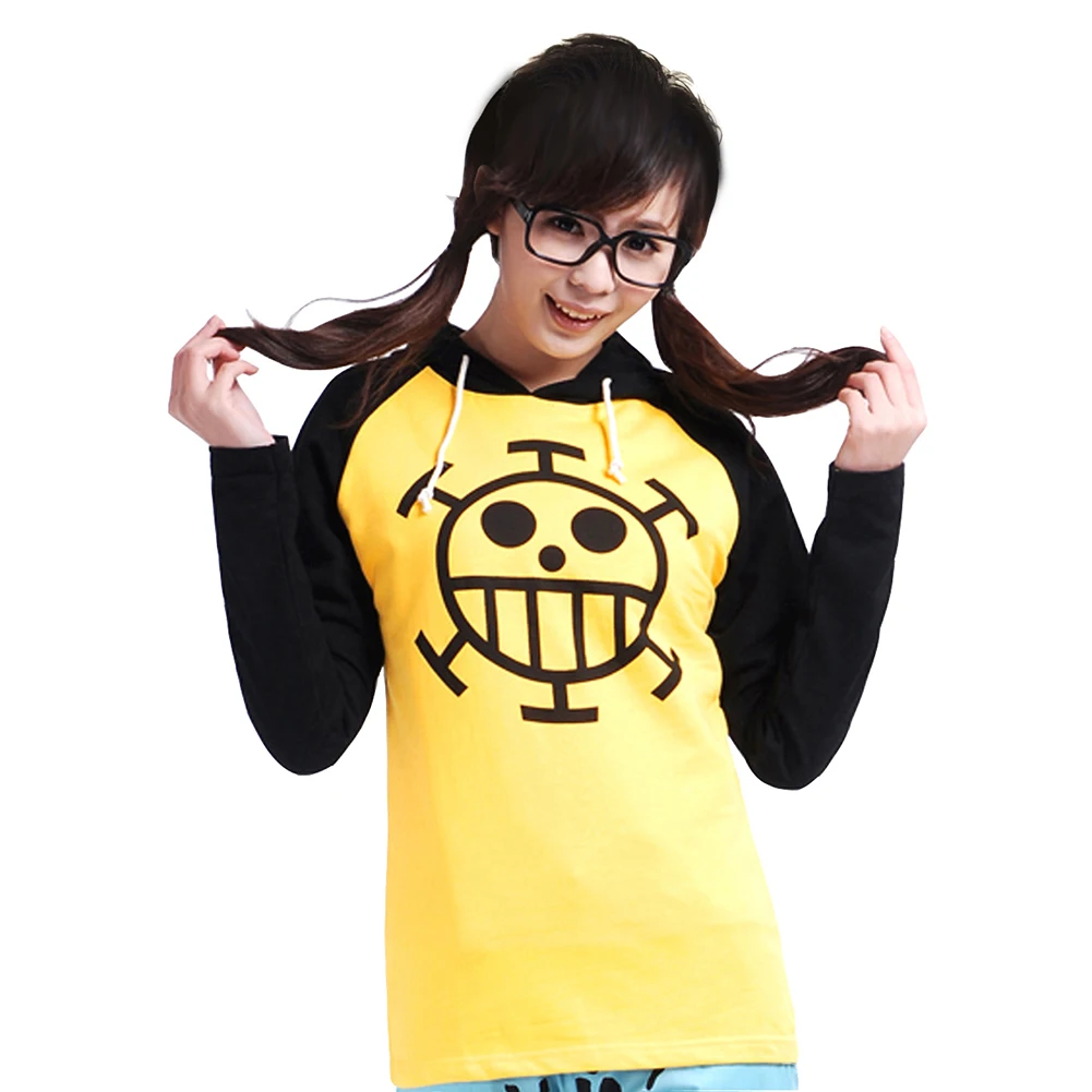 Brdwn Одна деталь унисекс Трафальгар Ло из мультфильмов с длинным рукавом