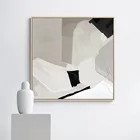 Картина на холсте, белая абстрактная картина, декор для спальни, мрамор, черный, серый, художественные плакаты и принты, настенные картины, Современное украшение для дома и комнаты