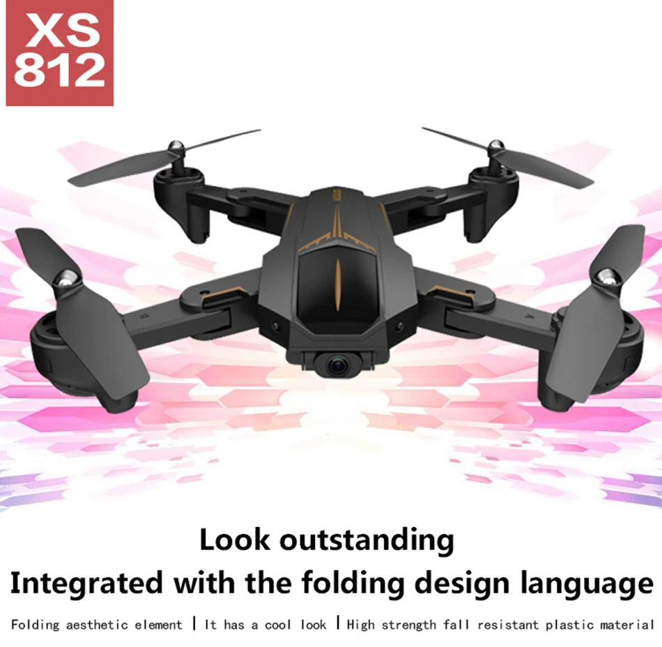VISUO XS812 Дрон gps позиционирование следуй за мной 4K 5G wifi FPV камера Дрон профессиональная широкоугольная камера Квадрокоптер RC Дрон VS F11