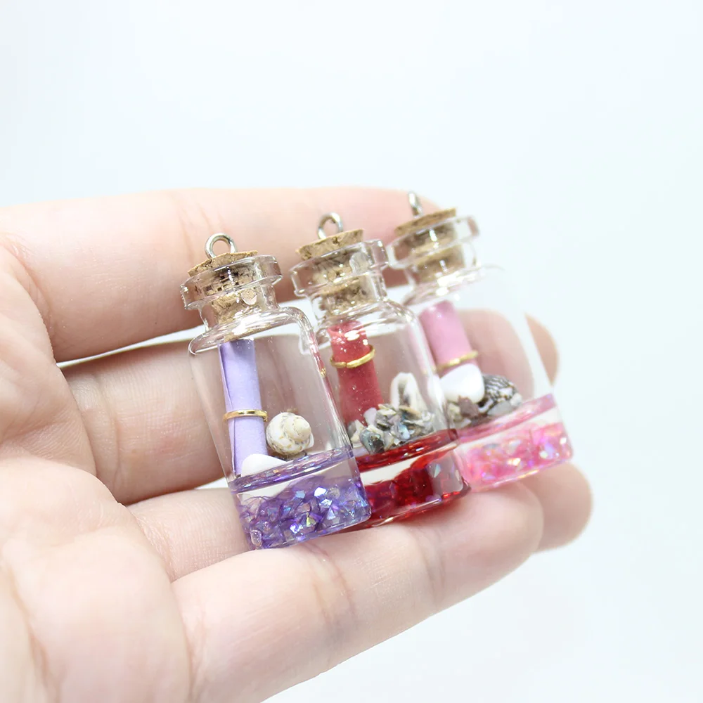 6 шт.-36*16 мм прозрачная подвеска в виде морской ракушки для ювелирных изделий