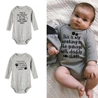 Это моя работа в гараже с папой, рубашка, Детские милые Боди, комбинезон с длинным рукавом для мальчиков и девочек, модные рубашки для малышей