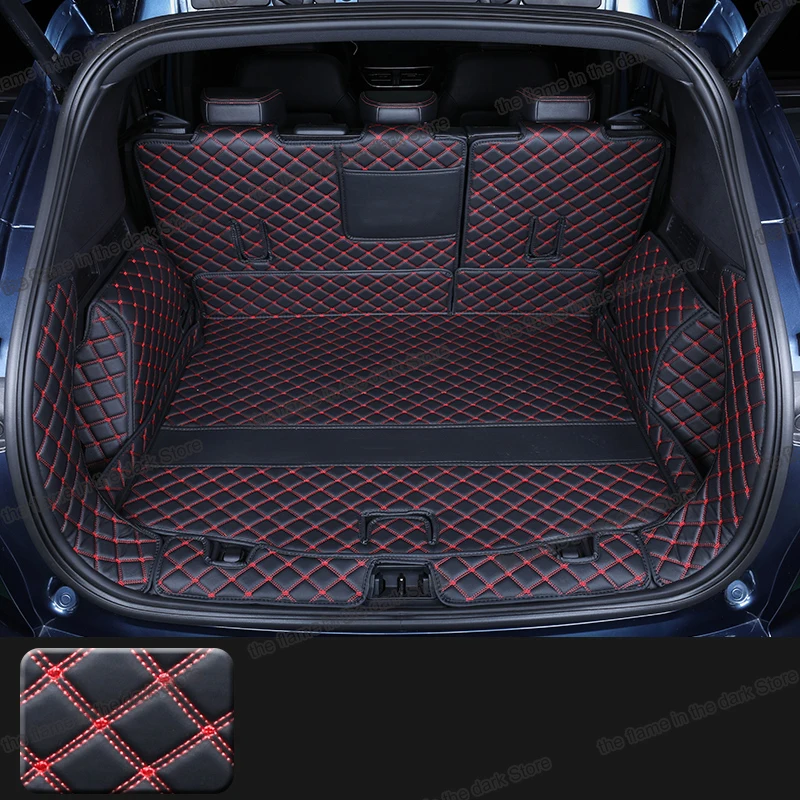 

Lsrtw2017 Leather Car Trunk Mats Cargo Liner for Ford Kuga 2019 2020 2021 3rd Escape Boot Carpet Cover Rug Boot Accessories