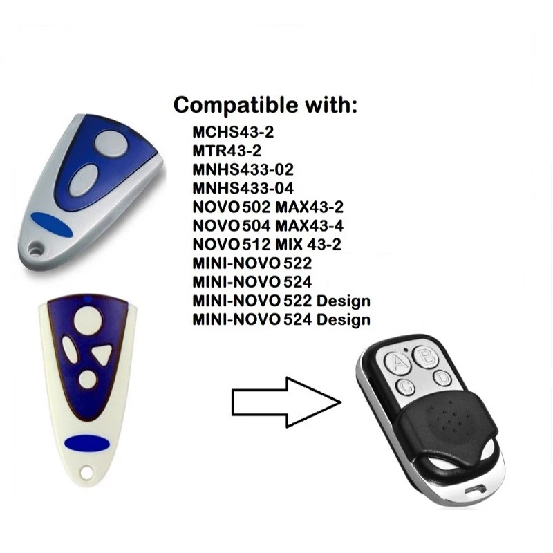 1 шт NOVOFERM NOVOTRON 502 MAX43-2 504 MAX43-4 сменный пульт дистанционного управления гаражными