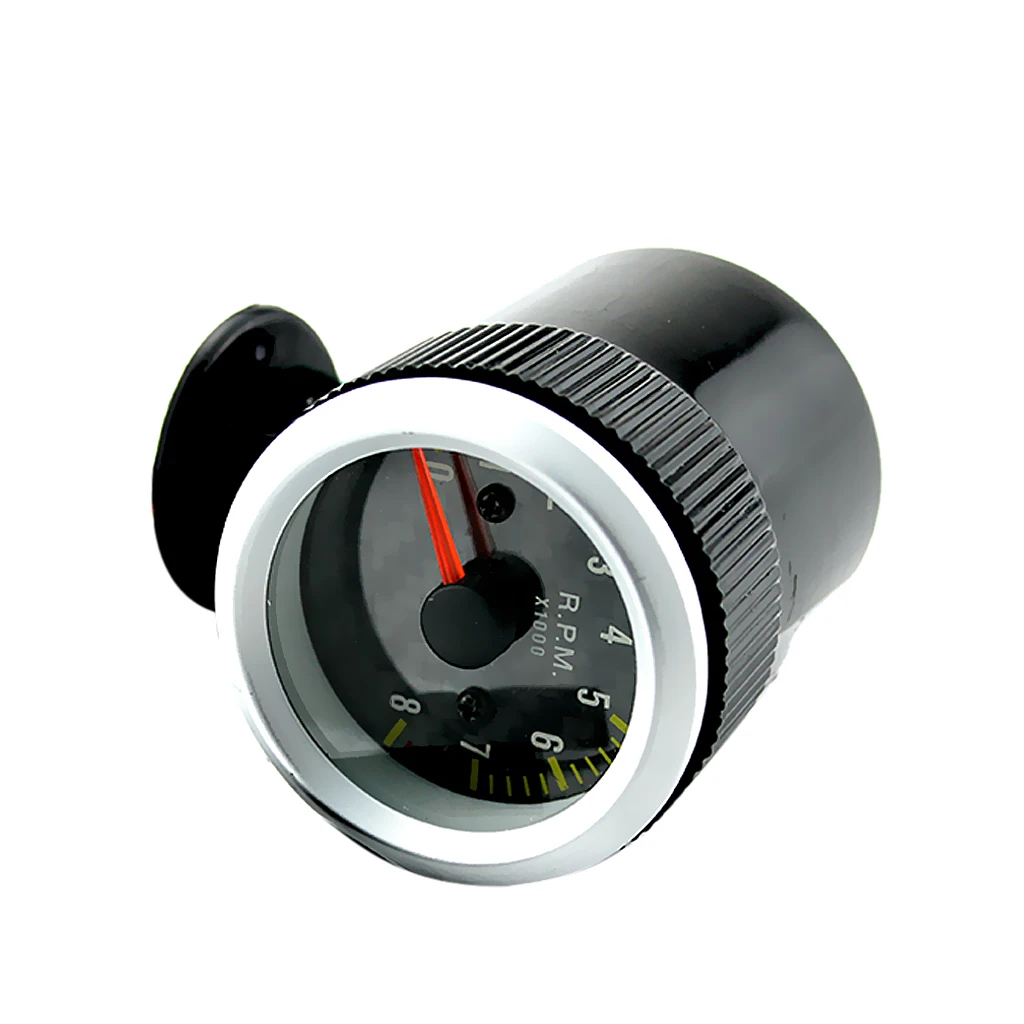 Портативный 2-дюймовый Автомобильный Тахометр тахометр с желсветодиодный ным