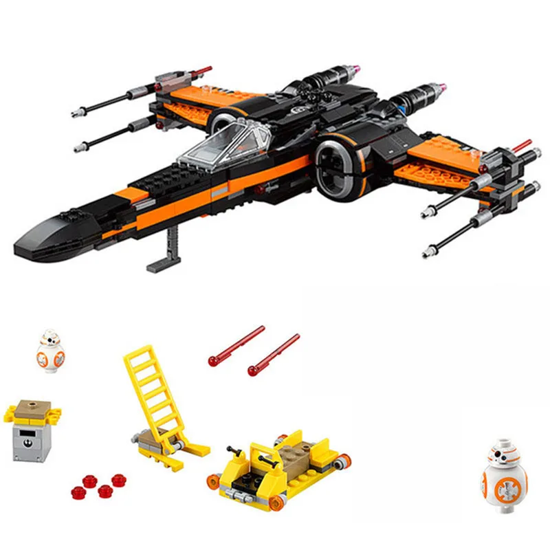 Starwars 05004 05145 10900 X крыло Звездный истребитель здание истребителя блоки игрушки для детей совместимы с звездным планом войны - Цвет: 10466 No  Box