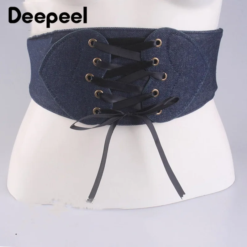 Deepeel 1 шт. 15 см * 64 четырехбортный эластичный супер широкий женский пояс простой и