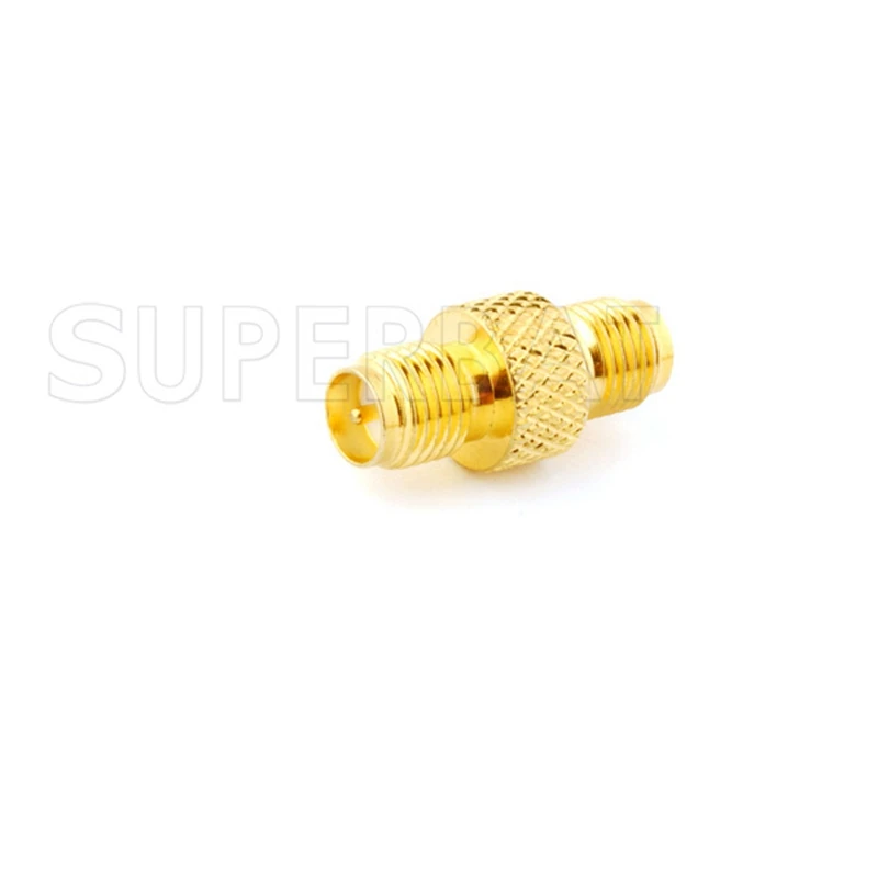 Superbat 5pcs RP-SMA Adapter RP-SMA Jack to RP-SMA Female Straight RF Coaxial Connector