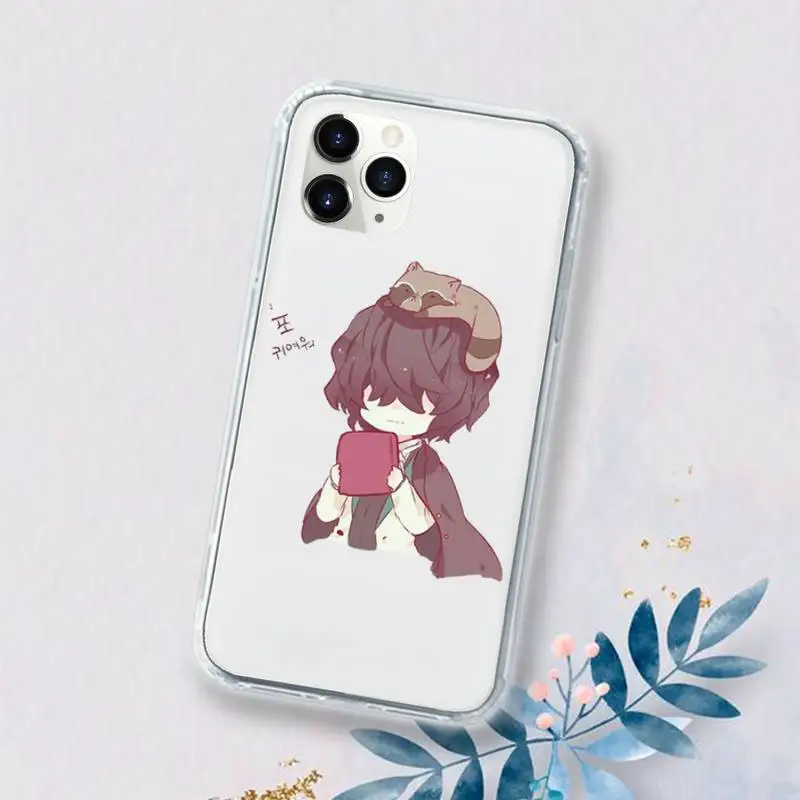 

Anime Bungo Stray Dogs Phone Case Transparent for iPhone 11 12 mini pro XS MAX 6 6S 8 7 Plus X 5S SE 2020 XR
