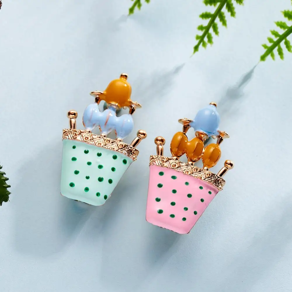 DoreenBeads Новая мода Фрукты кактус завод Орел животное эмаль броши горный хрусталь