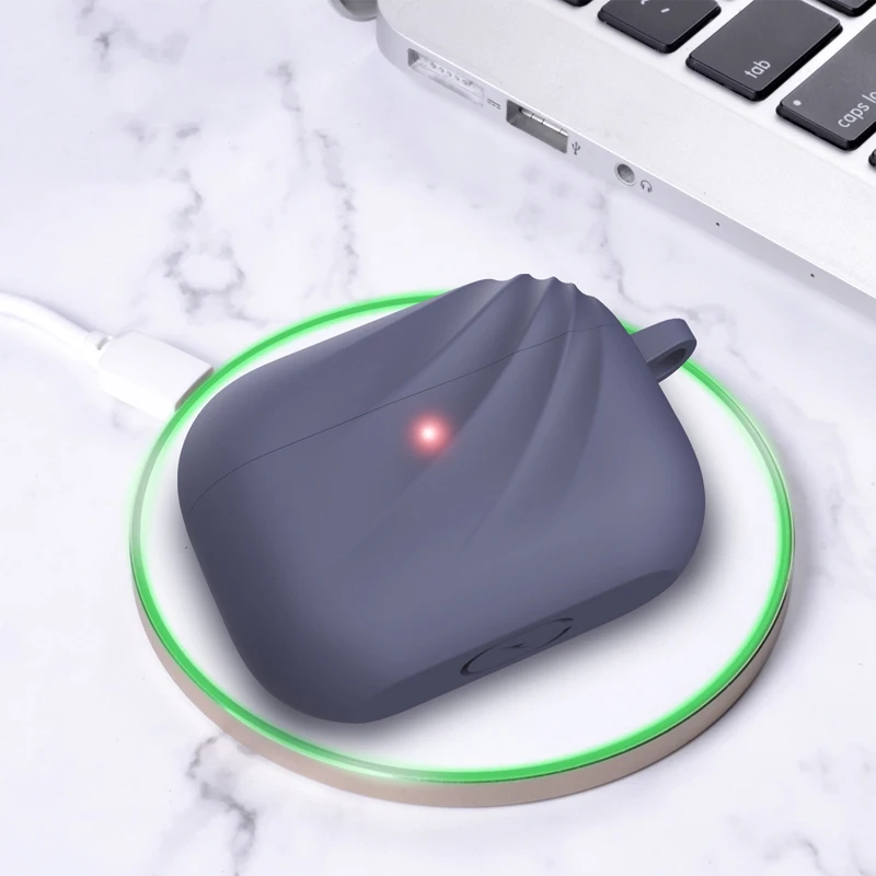 

Silicone Case Protective Cover For Apple Airpods pro Blutooth Earphone Soft Case For Air pods pro 3 Protective Case With Hook