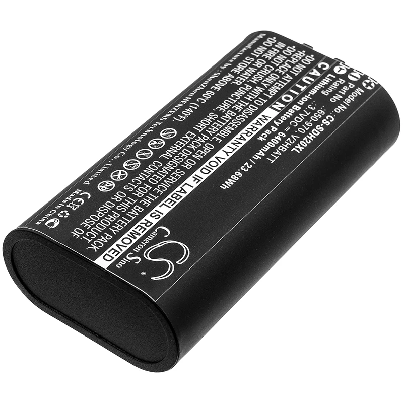 

Cameron Sino 6400mAh Battery for SportDog TEK 2.0 GPS handheld , 650-970, V2HBATT