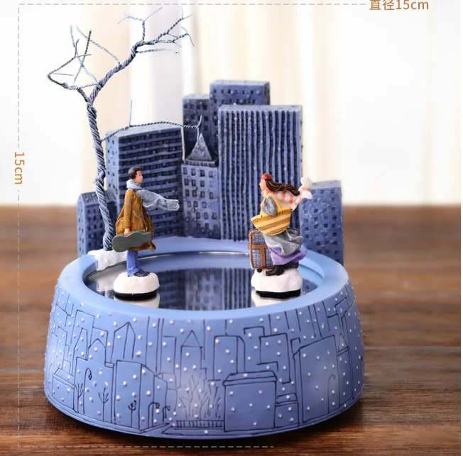 

Modern Christmas Music Box Best Friend Creative Child Birthday Musical Box Valentines Day Gift Boite A Musique Gift Box DJ60YH