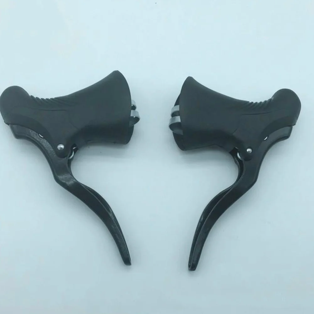 

2pcs Brake Handle Aluminum Alloy Cycle Brake Lever Bike Parts Accessories (Random Color)