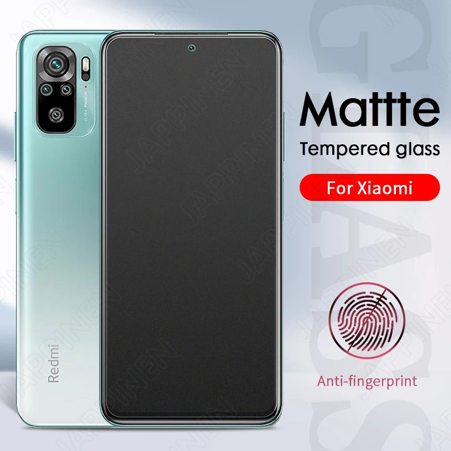 9H матовое закаленное стекло для Xiaomi Mi 10T Poco X3 NFC F3 GT M3 F2 Pro Redmi Note 10 9 8 7 9S 10S 9T 9A K40