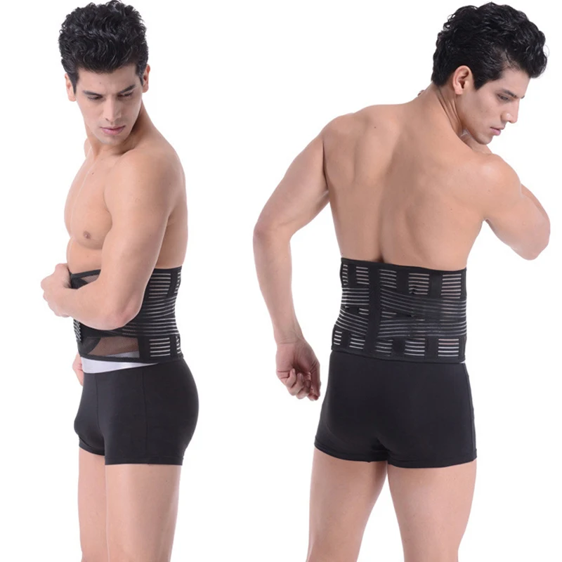 

Ортопедический поясной ремень унисекс, мужской Ортопедический Корсет для поясницы, Поддержка нижней спины и поясницы, пояс для фитнеса, большие размеры XXL