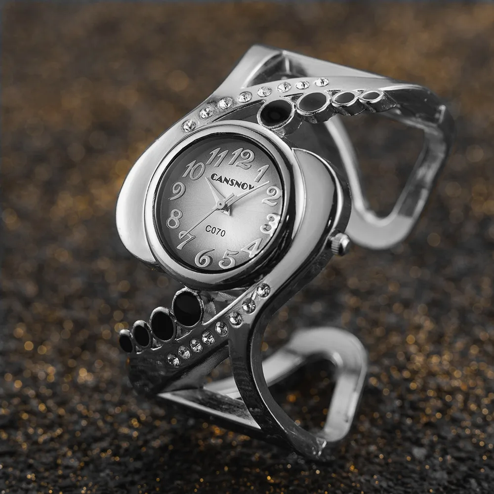 Женские роскошные часы браслет женский из нержавеющей стали с круглым