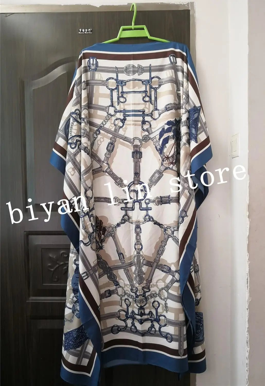 (5 цветов) 2020 Новинка Африканский Шелковый принт летучая мышь рукав свободный