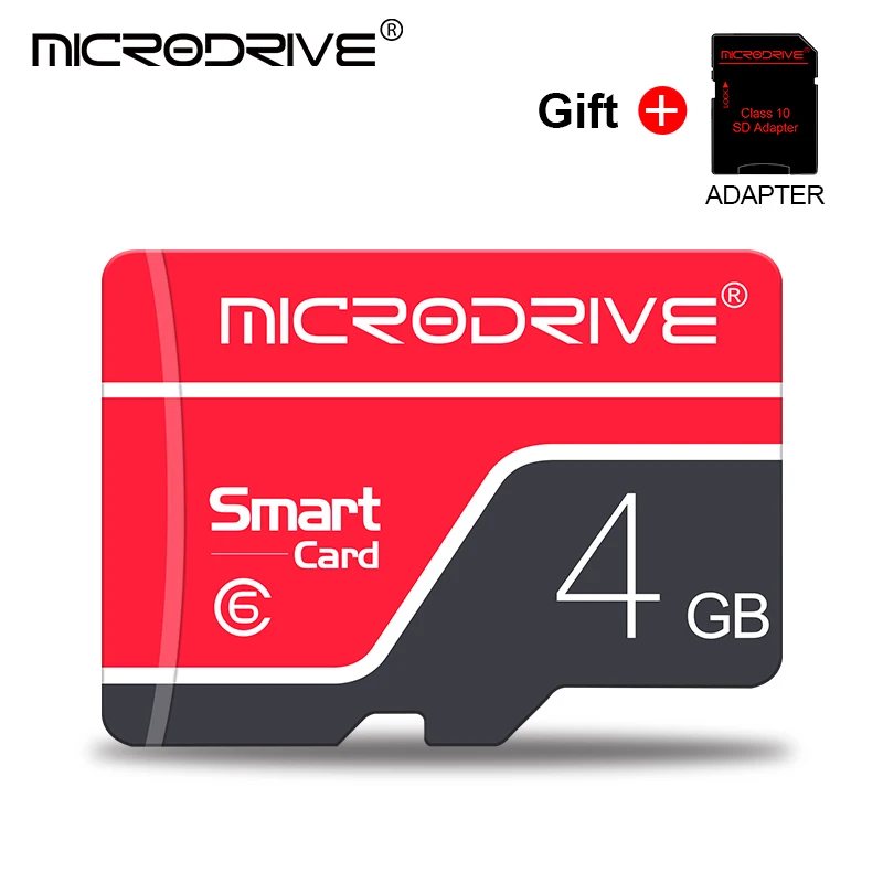 Tarjeta de Карта памяти Microsd карта 32 ГБ 4 ГБ 8 ГБ 16 ГБ 64 Гб класс 10 карты памяти TF C6 Microsd мини SD карта карт внутреннее хранение - Емкость: 4 ГБ