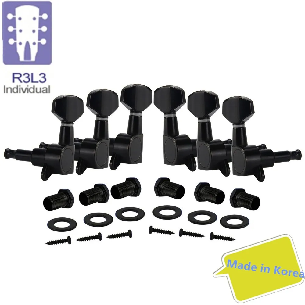 Набор из 3L3R акустических электрогитарных тюнинговых колышков ключей машинок