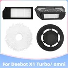 Ecovacs Deebot X1 TURBO  OMNI робот-пылесос, запасные части, аксессуары, пылесборник, Hepa фильтр, Швабра, тряпка, стойка, кронштейн