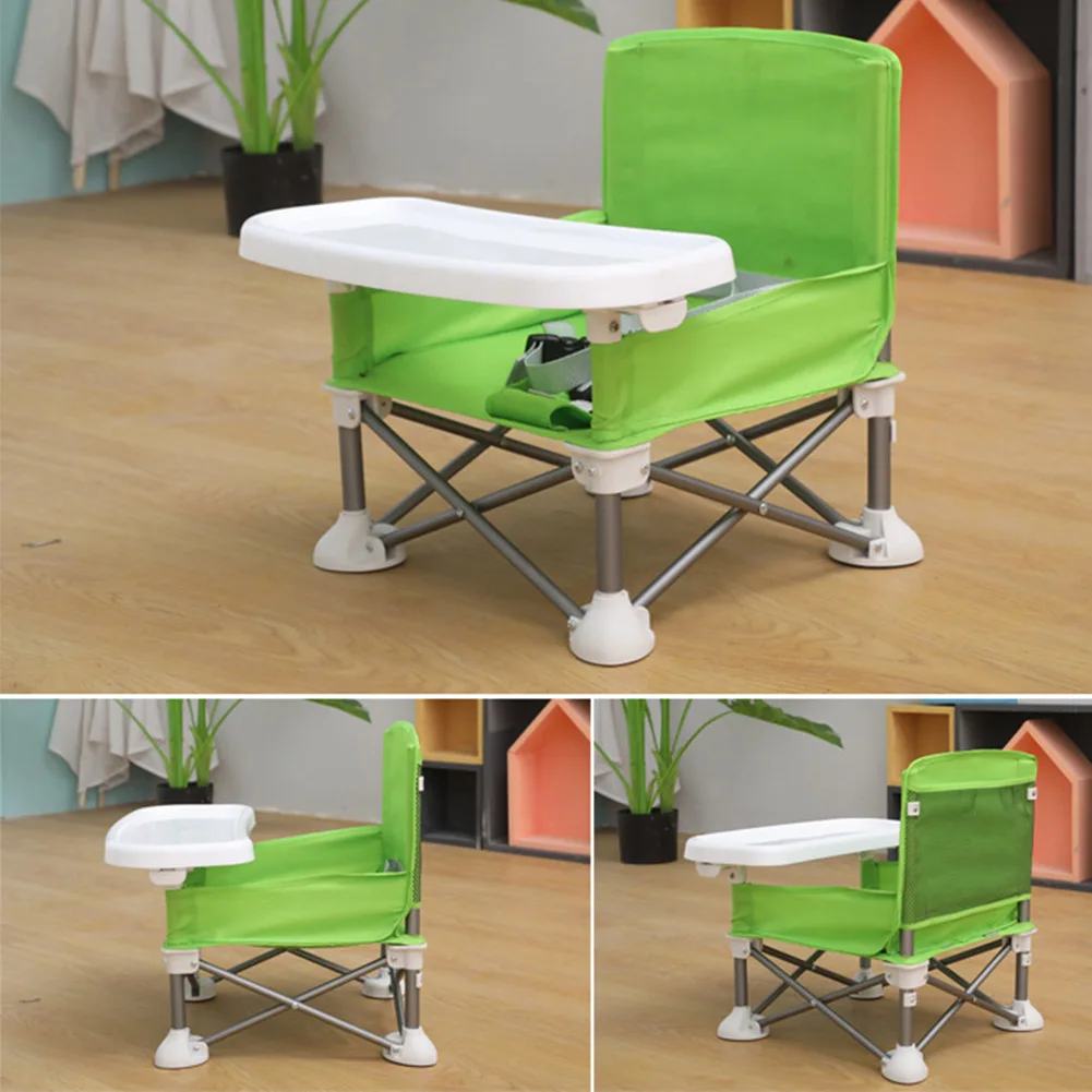 

Children's Furniture Portable Foldable Baby Aluminum Alloy Beach with Trays Lawn Children's Tables and Chairs Adjustable Straps