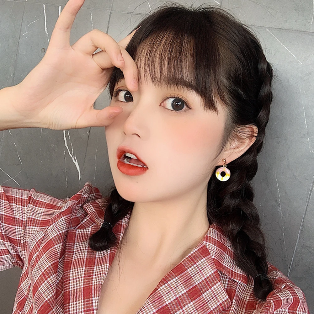 Креативный Летний Новый Простой мультяшный ледяной сливочный пончик серьги