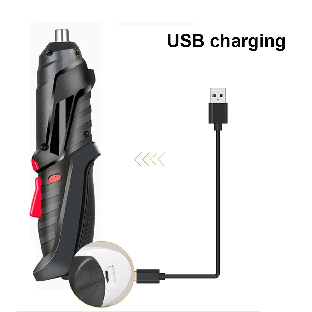 

Electrical Screwdriver 3.6V Portable USB Charging Cordless Rechargeable Hand Cordless Practical Drill Power Supplies Power Tools