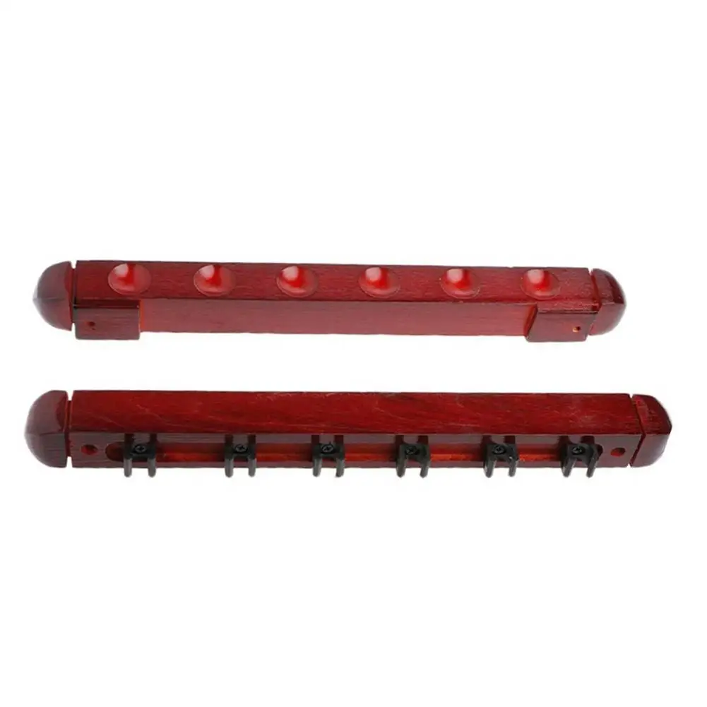

High Quality Plastic Billiards Pool Snooker Cue Stick Rack Holder 6 Holes Billiard Accessories Cue Rack