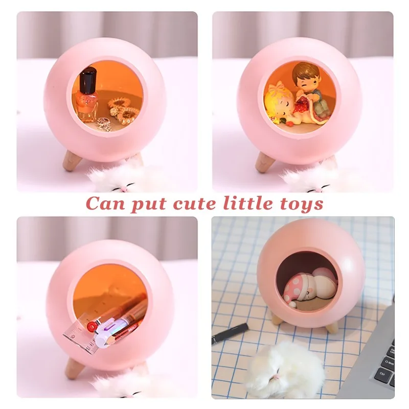 Ночник с милой кошкой и USB-подсветкой детская спальня современное домашнее