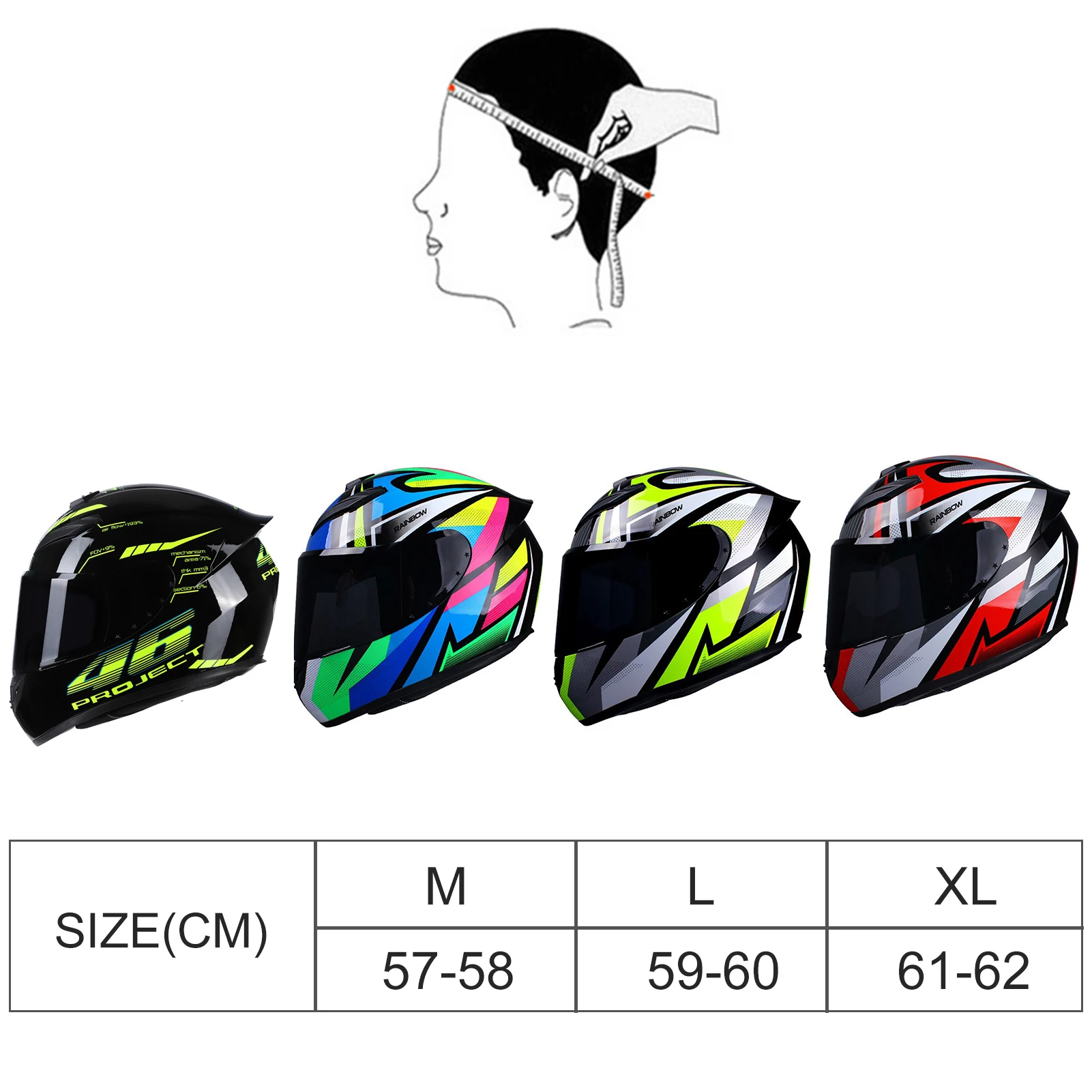 Мотоциклетный шлем всесезонный для езды на мотоцикле унисекс|Шлемы| |