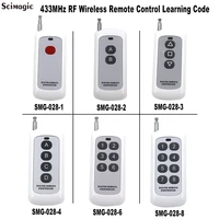 500m 1ch 2ch 4ch 6ch 8ch 1 2 3 4 6 8 ch channel rf wireless remote control transmitter 433 mhz learning code 1527 pt2262