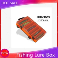fishing lure box case 1214 room double sided tool box for fishing double sided baithook box plastic storage box fishing tackle
