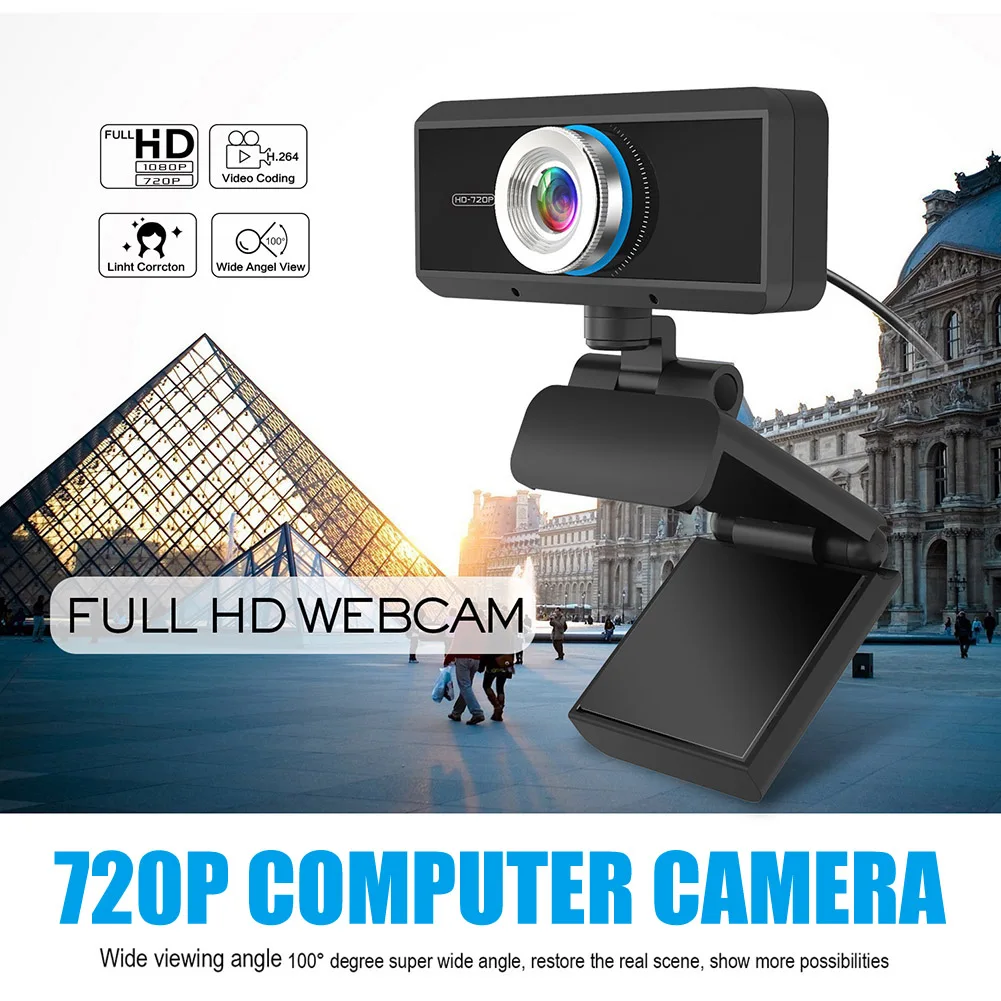 2019 Горячая HD 1080P Веб камера Встроенный микрофон Автофокус высокого класса