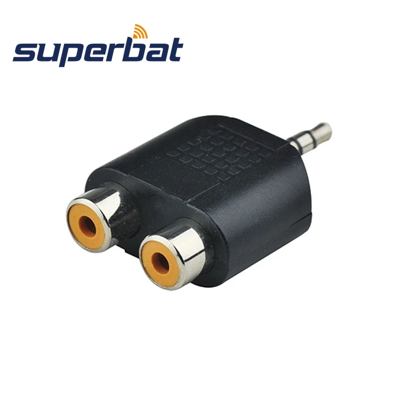 Только 3 5 RCA адаптер мм штекер Адаптер соединителя гнезда типа коаксиальный