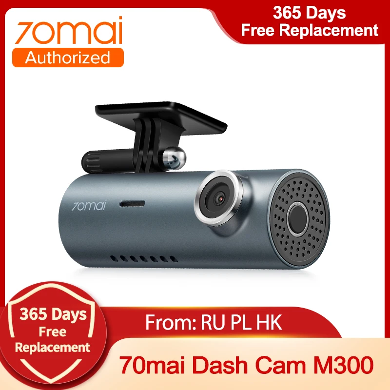 70mai Dash Cam M300 Видеорегистраторы для автомобилей Камера Wi Fi 1296P HD Ночное видение g