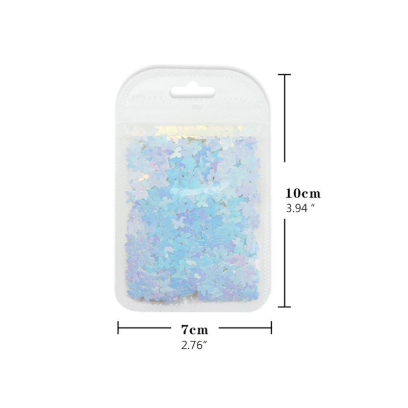 

69HB 12 Bags Butterfly Flower Shape Glitter Sequins Flakes Resin Epoxy Mold Fillings Nail Art Decorations DIY Crafts Jewelry