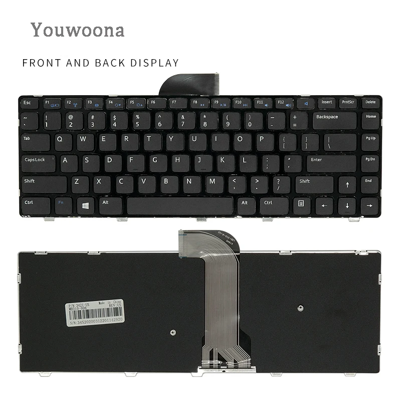

New Laptop Keyboard For Dell 14 3421 5421 5435 5523 V2421 5437 M431R 3437