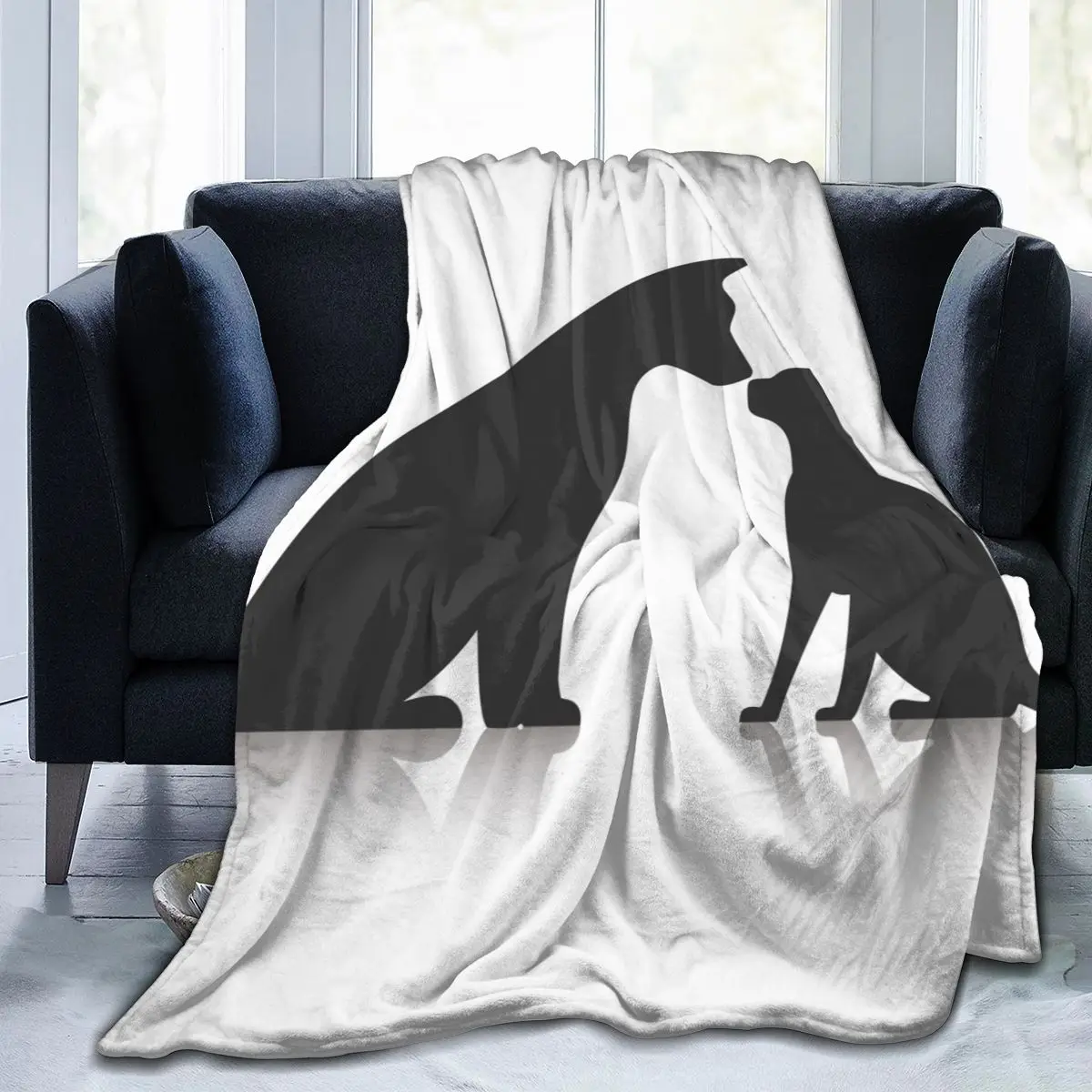 

Manta de franela suave y cálida para viaje de mascotas, manta de sofá de cama fina portátil para invierno