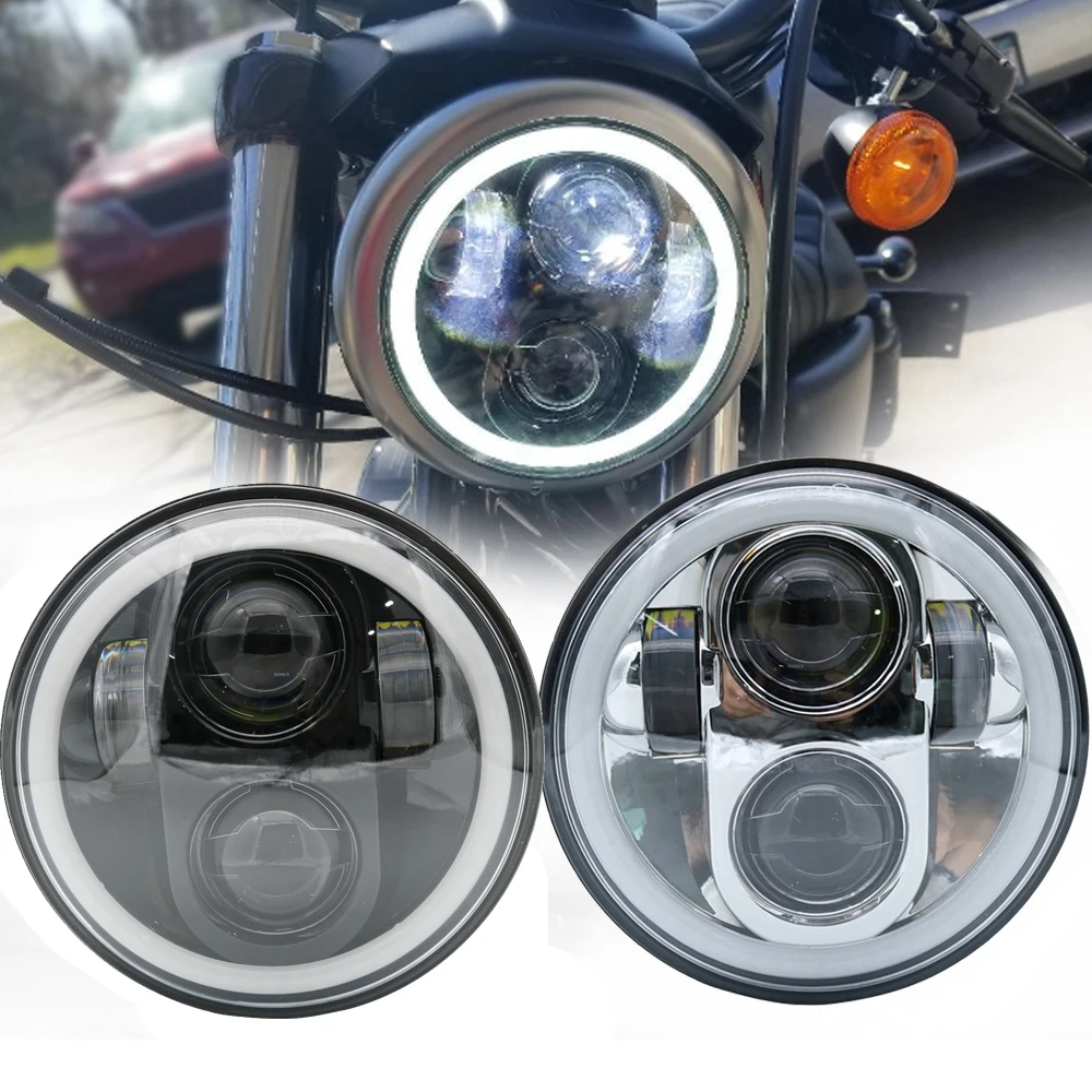 Фары светодиодсветодиодный мотоциклетные 5 75 дюйма 5-3/4 дюймов для Harley Sportster Dyna Wide