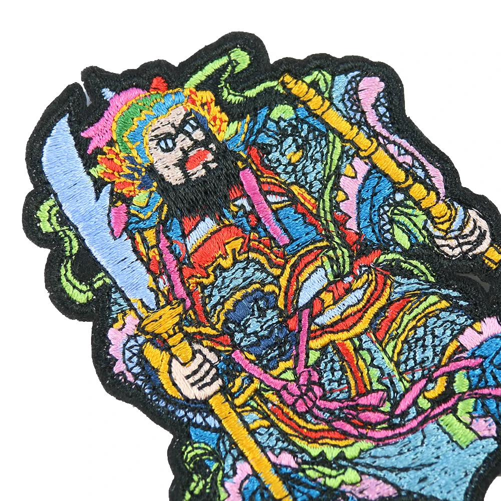 Патч с китайскими богами на дверь вышитые патчи для тканевой сумки счастливые