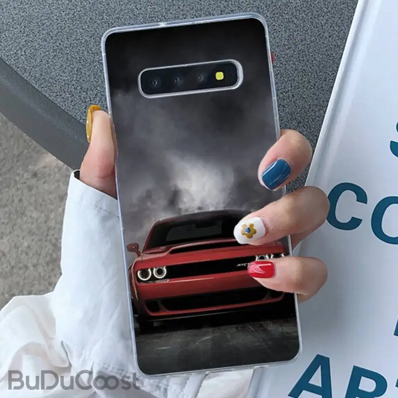 

Sports car dodge Shell Phone Case For Samsung S5 6 7 8 9 10 S8 S9 S10 plus S10E lite S10-5G S20 UITRA plus