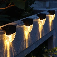 2021 new led solar outdoor wall lamp modern lamp for christmas garden lights home decor balcon outdoor stair lights step lights