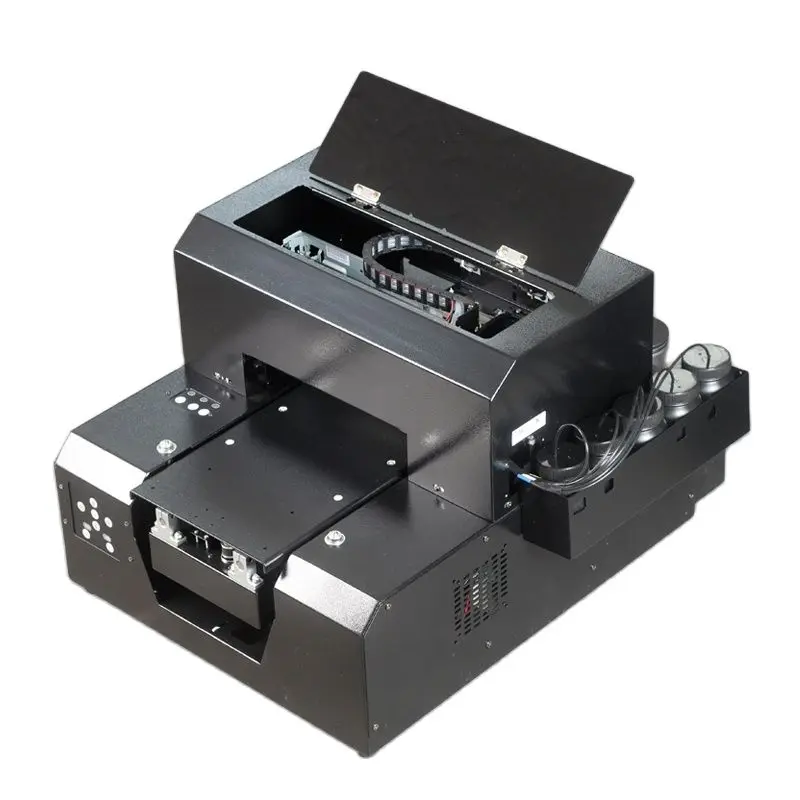 Автоматический УФ-принтер формата A4 планшетный с 1250 мл УФ-чернилами для чехла