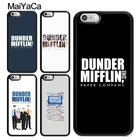Чехол Dunder Mifflin для iPhone 13 Pro Max 12 Mini 11 Pro MAX X XR XS MAX SE 2020 6S 7 8 Plus, чехол