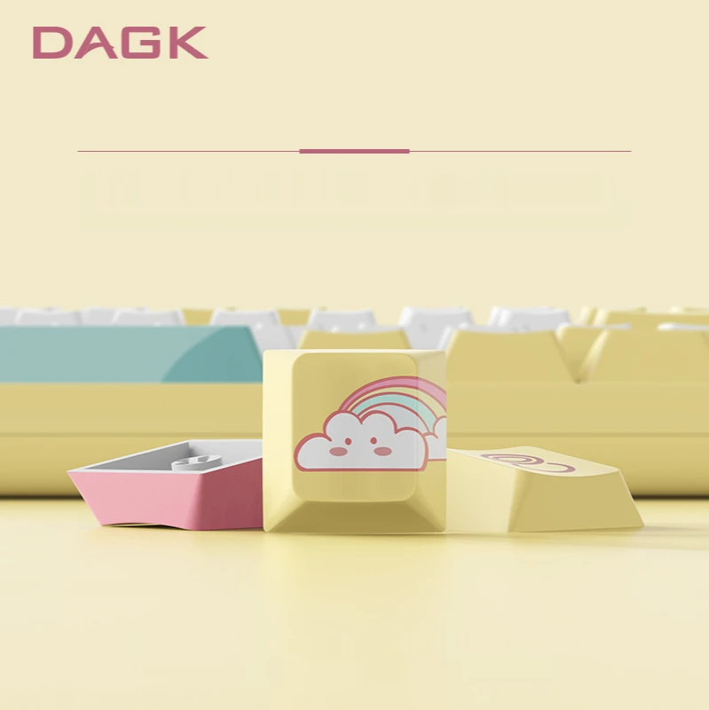   DAGK Macaron Keycap PBT   /XDA  132/133   61/68/87/96/98 Keycap