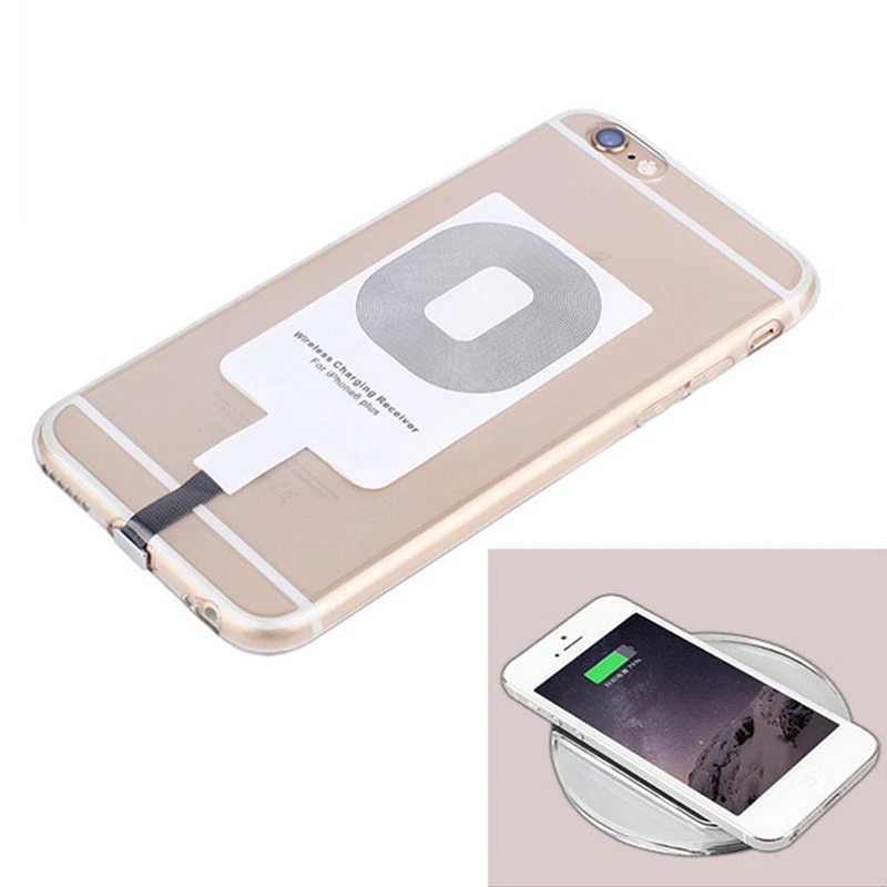 

Fast Qi Wireless Charger Receiver For iPhone 6 7 Plus Universal Charging Receiver Adapter Pad Coil For Micro USB Type-C Phone