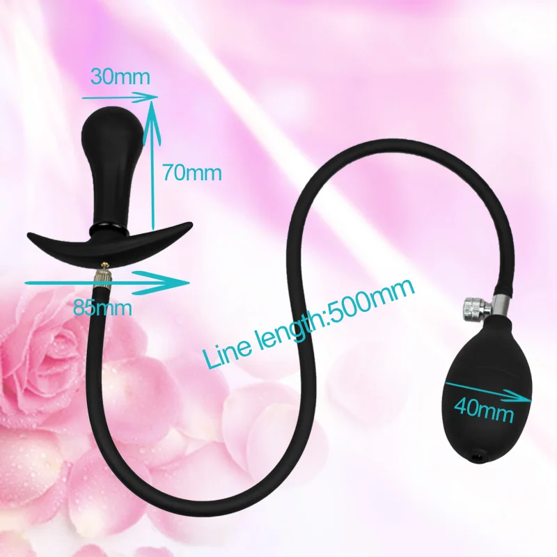 Надувной большой анальный зад но штекер шарики Массажер простаты анала